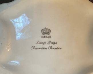 Versail Limoge Design Decorative Porcelain Petestal Bowl