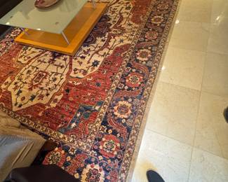 Handmade Persian Rug (Newer).Heriz  Design Loomier. 11.2x8.2