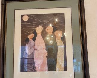 Eng Tay “ Four Woman” Limited Edition Lithograph