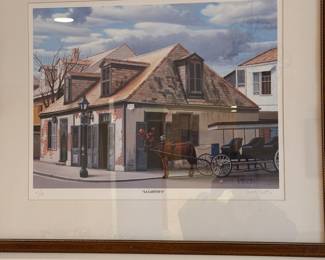 La Lafitte's  Print signed 50/350