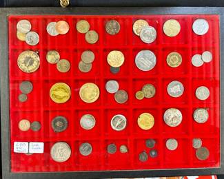 Exonumia Coins and Tokens, Some Silver 