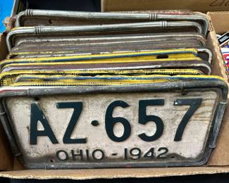 Vintage License Plates