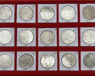 Choice Silver Peace Dollars