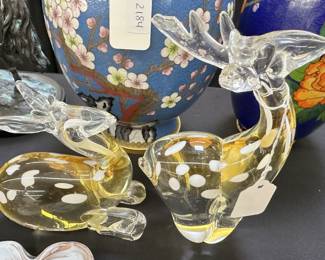 Dale Tiffany Deer Glass