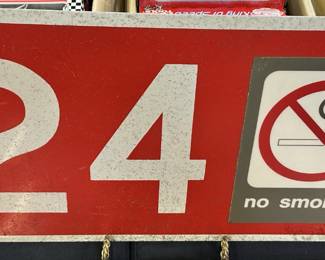 24 No Smoking Sign
