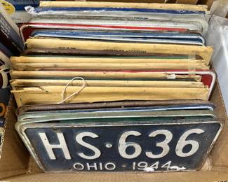 Vintage License Plates