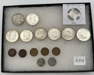 1868 Shield Nickel and US Coins Some Silver