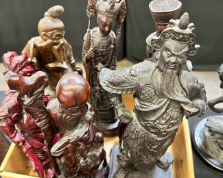 Metal, Resin Asian Sculptures
