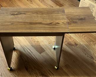 folding table on wheels $30