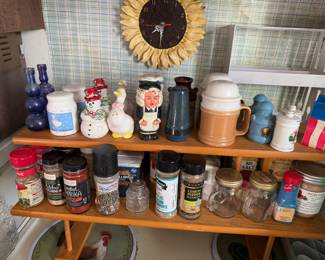 Salt & pepper shakers $2/pair 