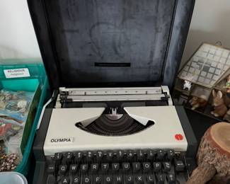 Vintage Olympia typewriter $25