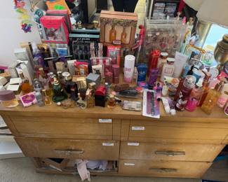 Perfume, lotions, nail polishes, etc all $1-4 each