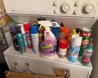 Household cleaners, etc $1 each 