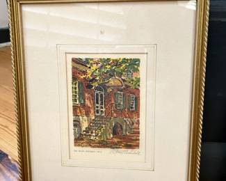Archibald, hand colored, Home Moravian Church