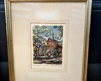 Archibald, handcolored, Home Moravian Church