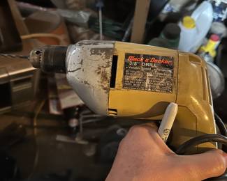 Vintage Black and Decker and Craftsman power tools