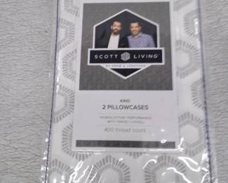 Scott Living Set Of 2 King HygroCotton And Tencel Pillow Cases