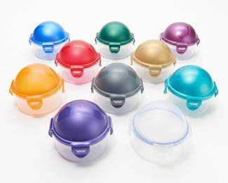 LocknLock Set of 10 Mini Domes with Locking Lids