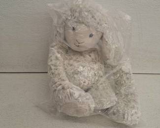 DEMDACO Heartful Hugs 17.5 Inch Weighted Plush, Lamb