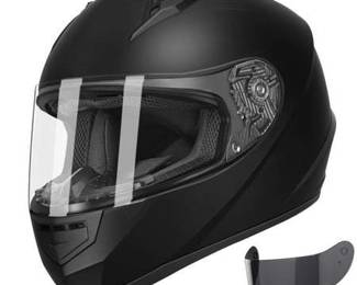 GLX GX11 Compact Lightweight Full Face Motorcycle Street Bike Helmet