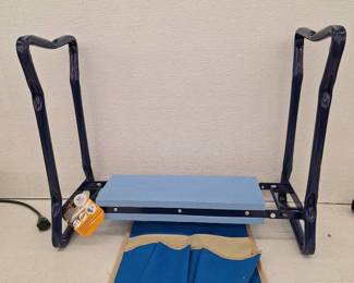 Heavy Duty Garden Kneeling Bench With 4 Pocket Tool Bag