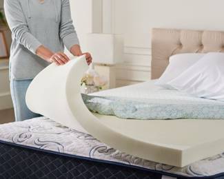 Tempur-Pedic 3 Inch Mattress Topper With Cooling Cover, King