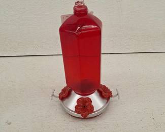 Ultimate Innovations Glass Hummingbird Feeder