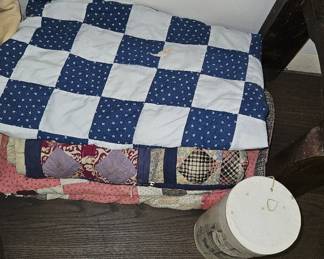 A few quilts