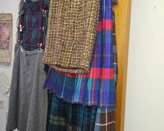 Wool skirts