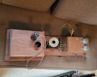 WOOD WALL PHONE