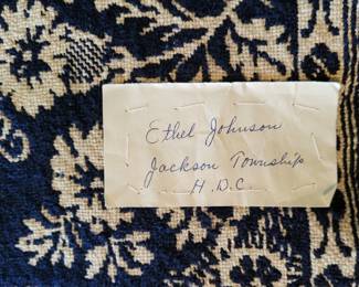 ANTIQUE COVERLETT 1855