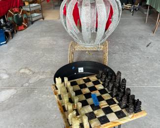 Marble Chess Set - Christmas decor