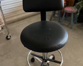 Stool with wheels