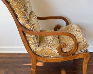 Vintage Lounge Chair. Measures 25" W x 32" D. Photo 2 of 3.