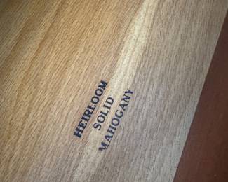 Link-Taylor Solid Mahogany Lingerie & Jewelry Chest of Drawers. Measures 24" x 15" x 56" H. Photo 3 of 4.