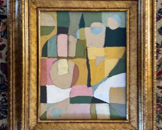 Abstract Oil on Canvas. Signed by Artist. Photo 1 of 2.