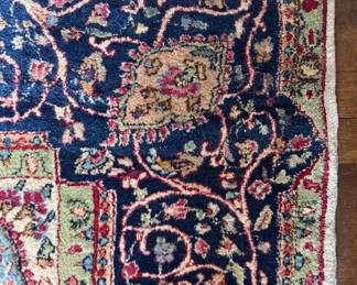 Vintage Kirman Rug. Measures 6' 8" x 10". Photo 3 of 3.
