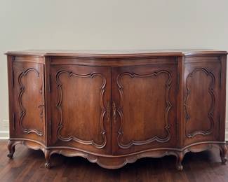 Vintage French Provincial Sideboard / Buffet Sourced from England. Measures 76" W x 24" D x 38" H. Photo 1 of 5.