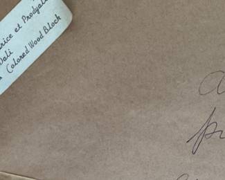 From the Divine Comedy Suite. Purgatory, Canto 20: The Avaricious, "Greed and Lavishness." Signed and Numbered by Artist, Salvador Dali. Measures 10" x 12." Photo 5 of 5.