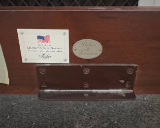 Baker Furniture Queen Mahogany Head Board. Photo 2 of 4.