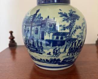 Vintage Ginger Jar-Turned Table Lamp. Photo 2 of 3.