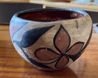 Southwest Pueblo Pottery Bowl. Photo 1 of 3.