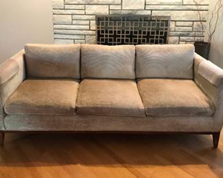 Baker Furniture Three-Seat Sofa with Modern Lines. Measures 82" W x 36" D x 29" H with 17" Seat Height. Photo 1 of 4.