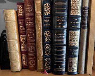 Vintage Leather Bound Books.