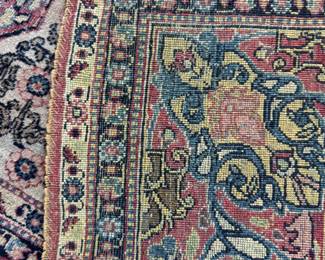 Vintage Kirman Rug. Measures 4' 9" x 7'. Photo 3 of 3.