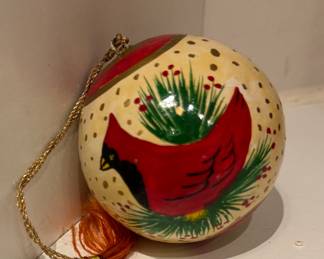 Cardinal Ornament.