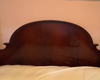 Baker Furniture Queen Mahogany Head Board. Photo 1 of 4.