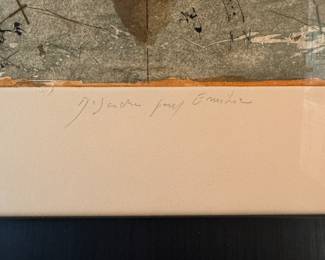 Modern Abstract Art. Signed and Numbered by Artist. Photo 3 of 4.