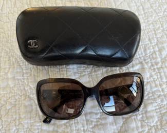 Chanel Sunglasses with Case. Photo 1 of 2.