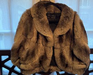 Saks Fifth Avenue Rabbit Shrug. Size M/L.